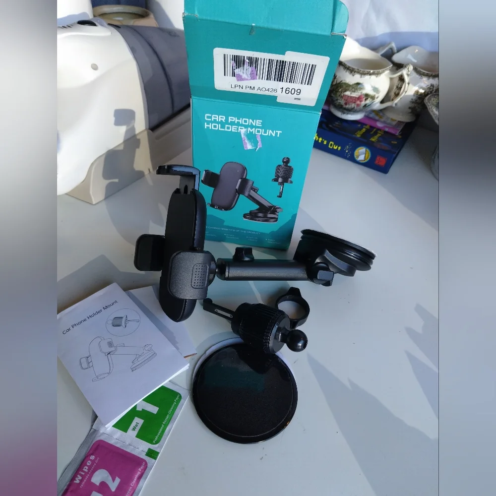 Universal Black Car Phone Holder Mount